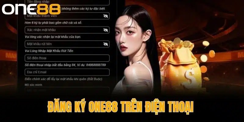 Đăng ký One88 trên điện thoại 